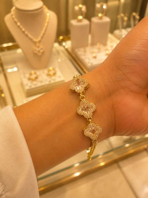 Pulsera van cleef blanco