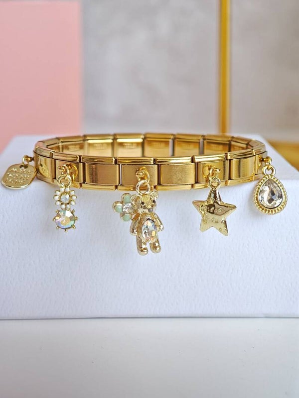 Pulsera italiana oso