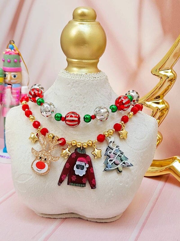 Collar 2 en 1 navidad