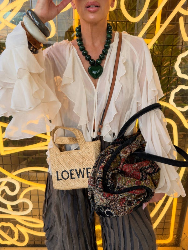 Collar maxi bolas verde
