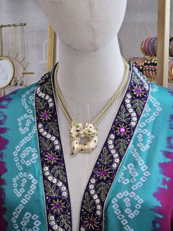 Collar leopardo