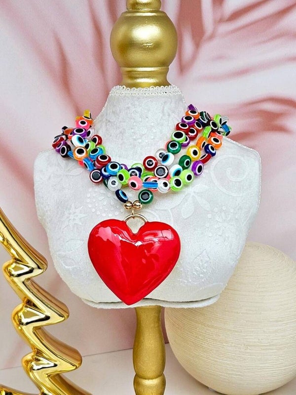 Collar maxi ojos