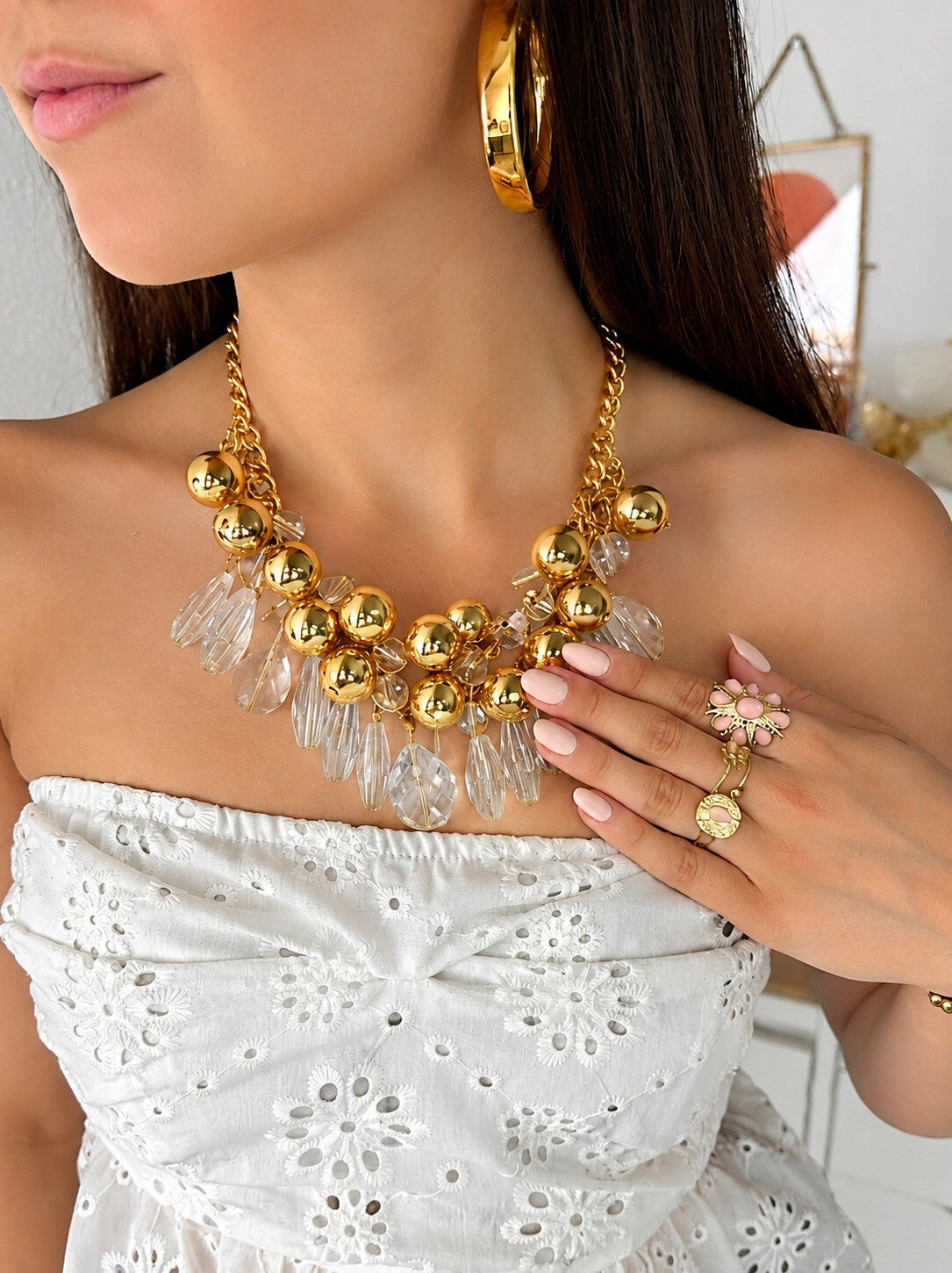 Collar cristales