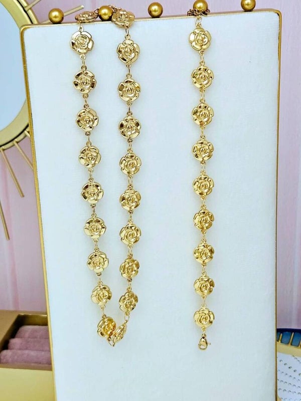 Pulsera flor de rosas