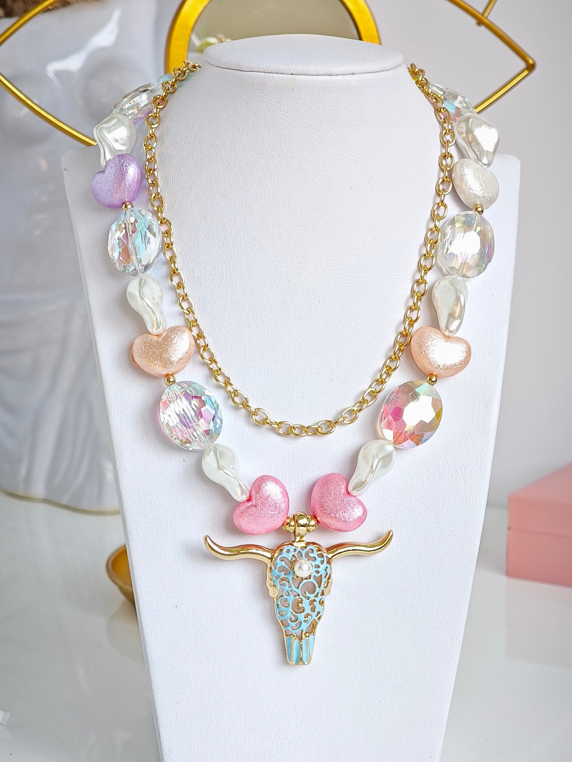 Collar doble toro happy