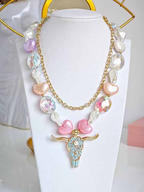 Collar doble toro happy