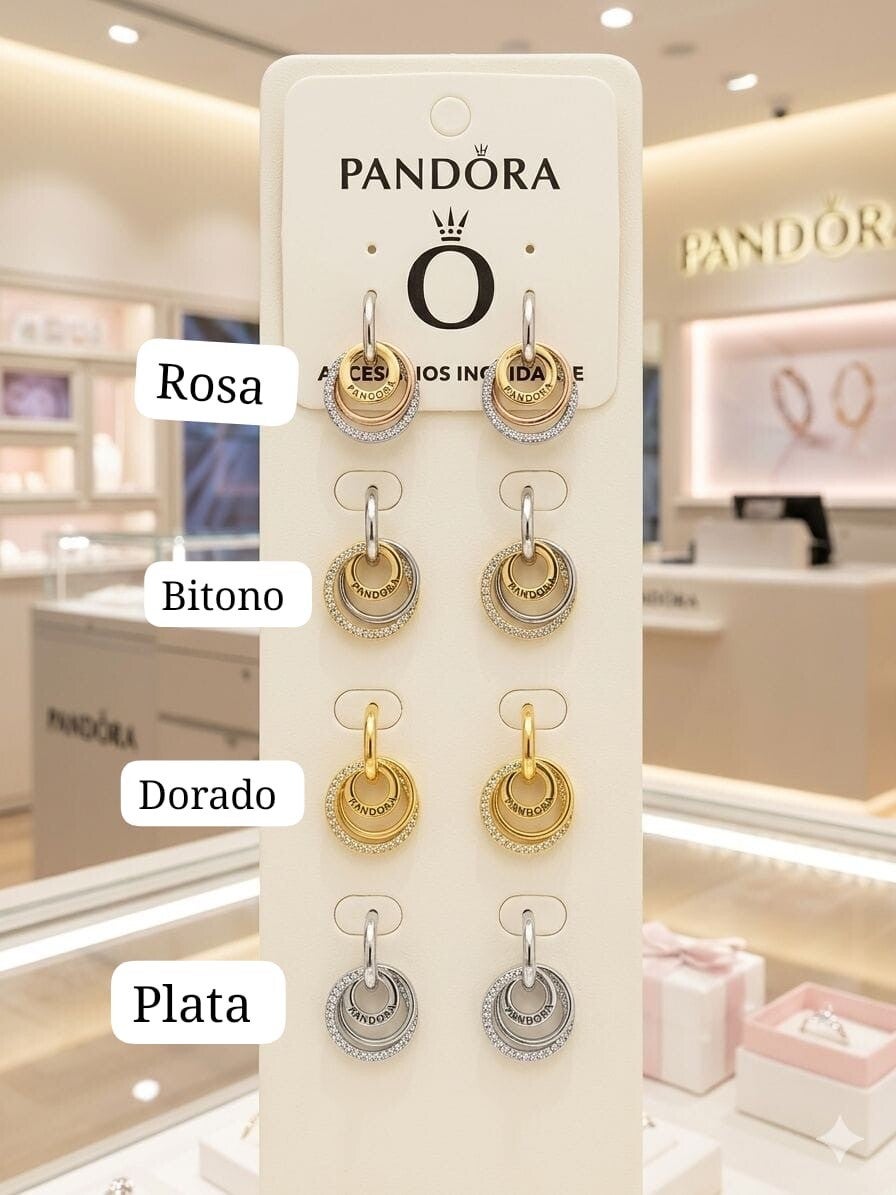 Árete pandora (eligue el color )