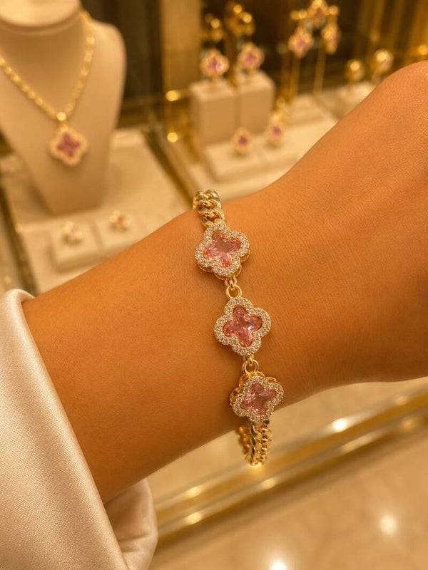 Pulsera van cleef rosa