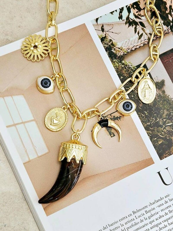 Collar cuerno de marfil