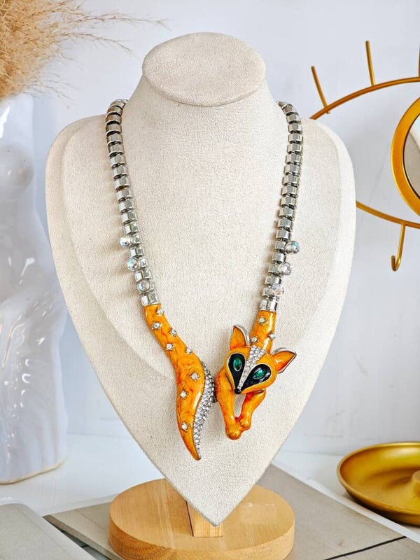 Collar zorro cafe