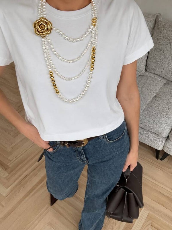 Collar perlas Chanel