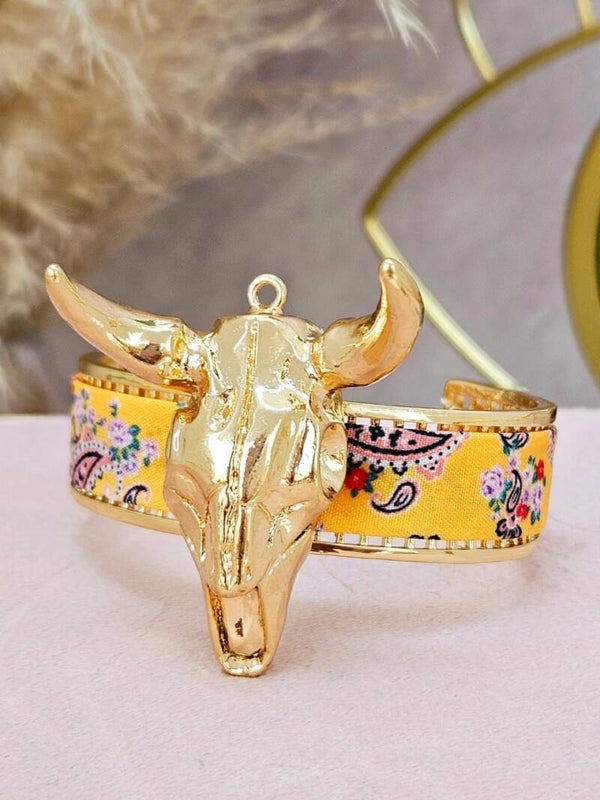 Brazalete toro amarillo