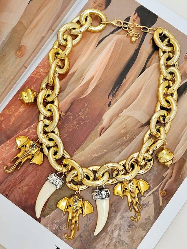 Collar elefante indu