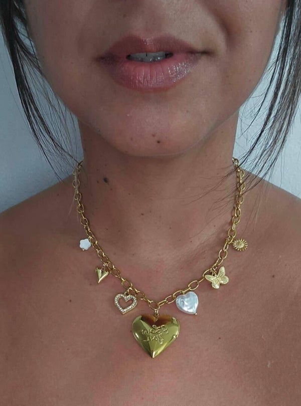 Collar relicario