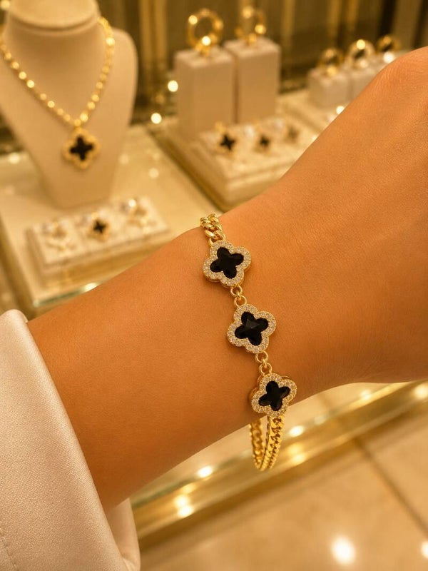 Pulsera van cleef negro