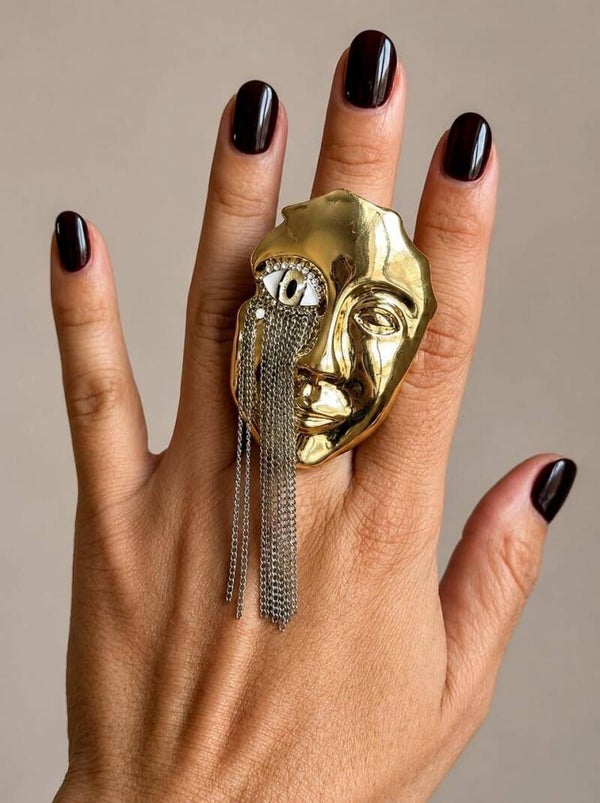 Maxi anillo rostro