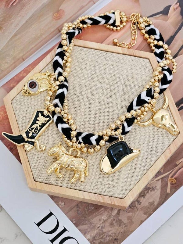 Collar listón vaquero