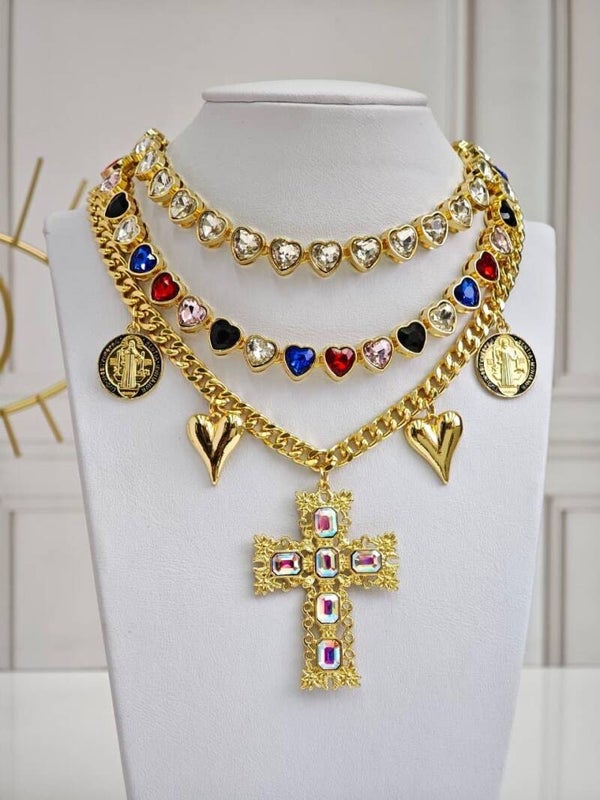 Collar cruz san Benito