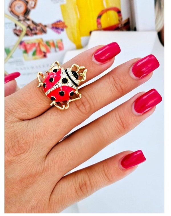Anillo catarina rojo