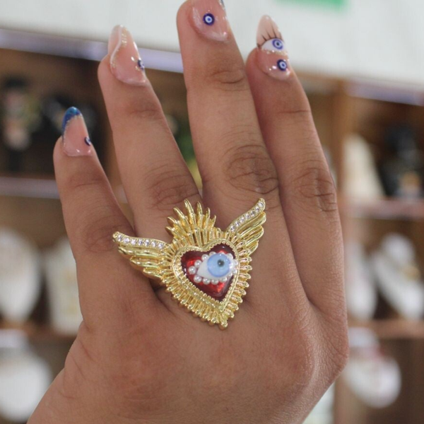 ANILLO ALITA AZUL