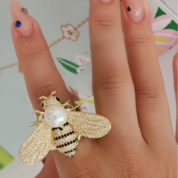Anillo abeja Tamara
