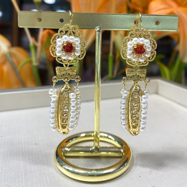 Arete borego rojo