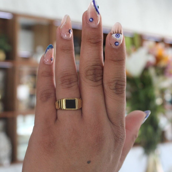 ANILLO PIEDRA NEGRA