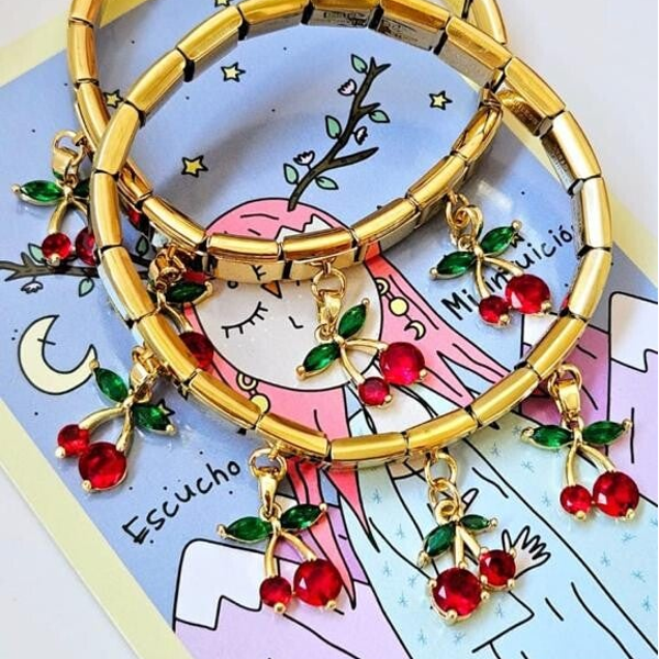 PULSERA ITALIANA CEREZA