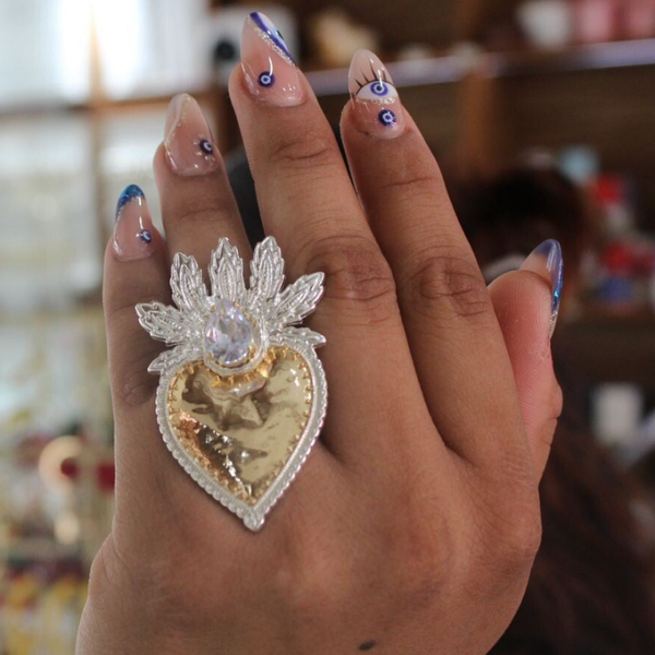 ANILLO CORAZON BITONO