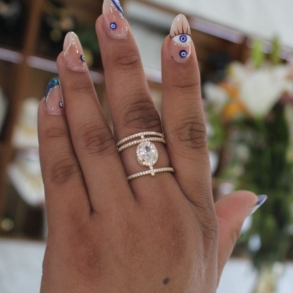 ANILLO DOCLE PIEDRA