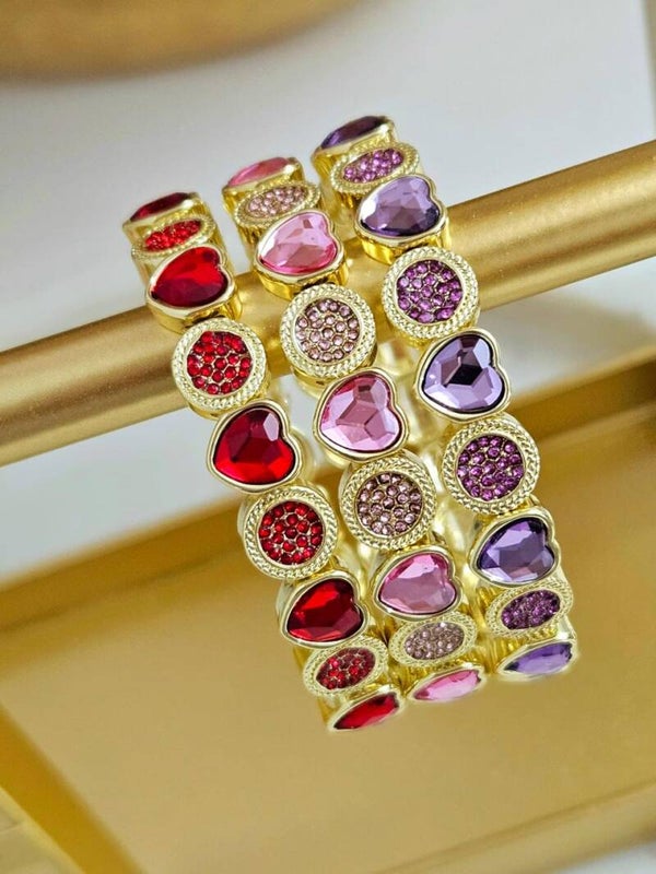 PULSERA CORAZON (SOLO EN ROJO)