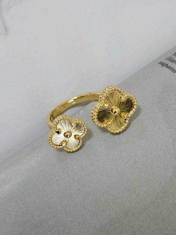 ANILLO DOBLE VAN CLEEF DORADO