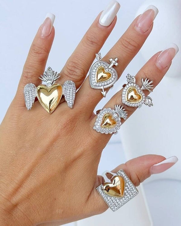 Anillo milagro bicolor