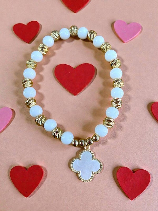 Pulsera van cleef blanco
