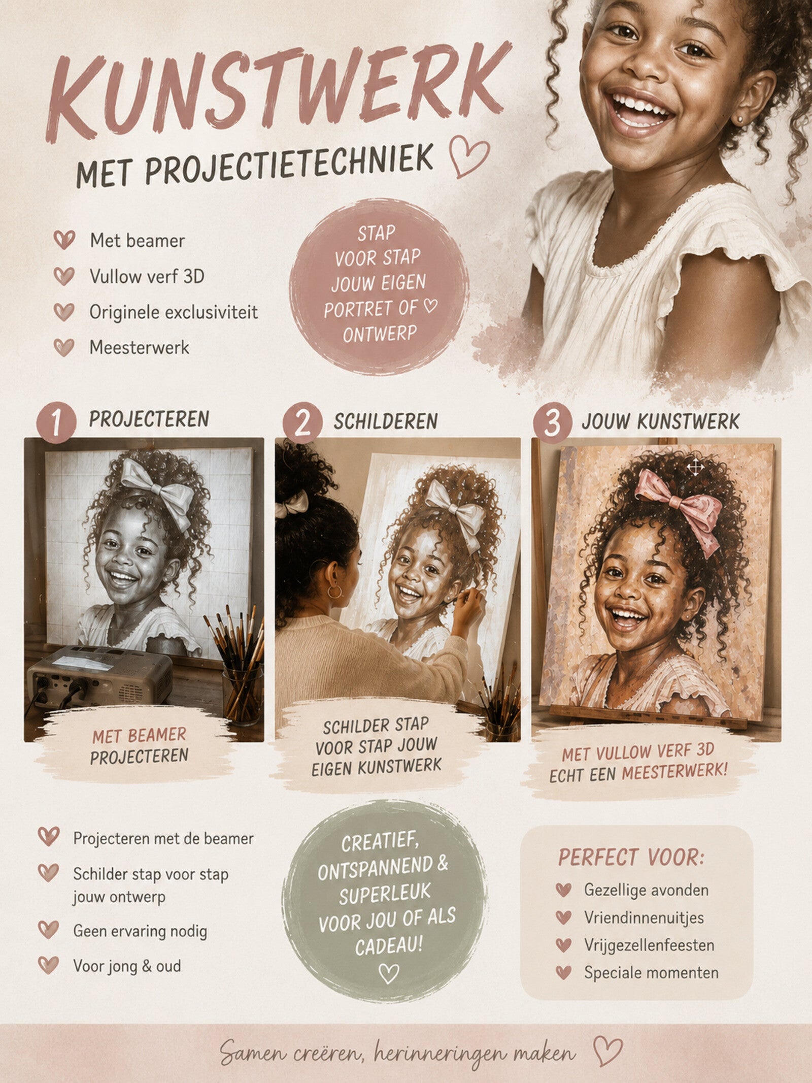 “Praktische informatie over de workshop Jouw Meesterwerk met VULLOW bij THILS.”