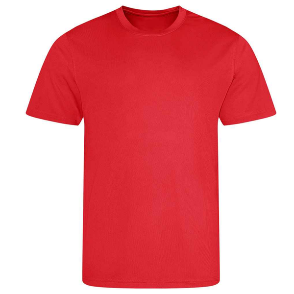 Sports Day Just Cool T Shirt - Fire Red - Plain