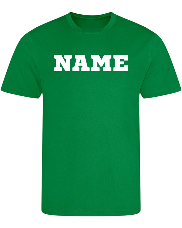 Sports Day Just Cool T Shirt - Kelly Green - Personalised Font 3