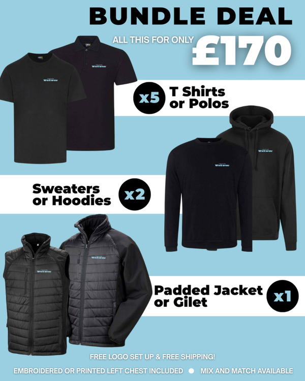 5-2-1 Workwear Starter Bundle | Custom Branded Package (£170)