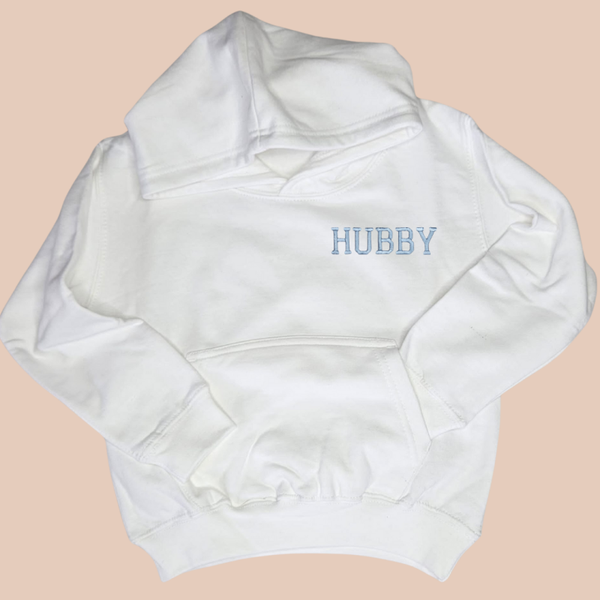 Hubby - Adult Embroidered Sweater or Hoodie