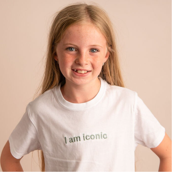 I am Iconic - Child Embroidered T Shirt