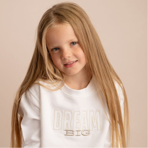 Dream Big - Child Embroidered Sweater or Hoodie