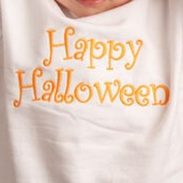 Adult Happy Halloween - Embroidered Sweater of Hoodie