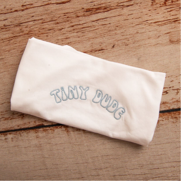 Tiny Dude - Child Embroidered T Shirt