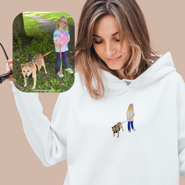 Photo Infill - Adult Embroidered Sweater or Hoodie