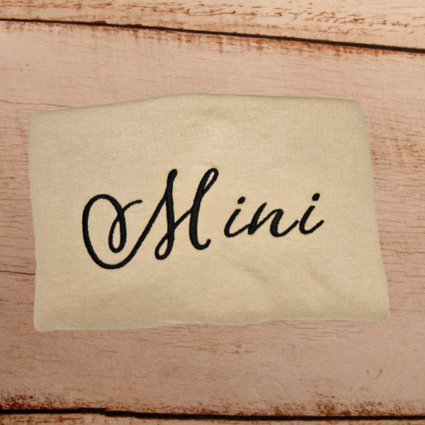 Mini - Child Embroidered Sweater or Hoodie