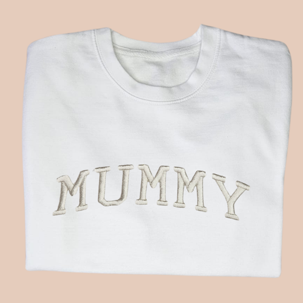 Mummy - Adult Embroidered Sweater or Hoodie