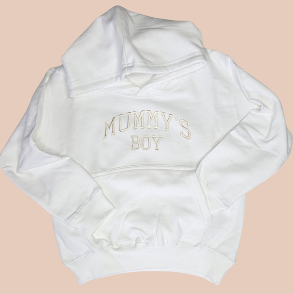 Mummy's Boy - Child Embroidered Sweater or Hoodie
