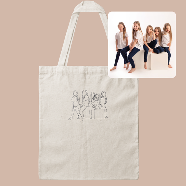 Photo Outline - Standard Tote Bag