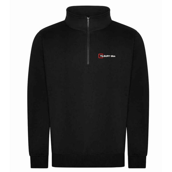 TILBURY TILES - Pro RTX RX305 - Black 1/4 Zip Sweater