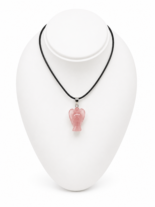 COLLIER ANGE QUARTZ